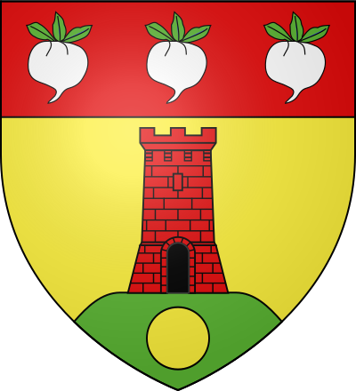 Blason de la commune Castéra-Lou