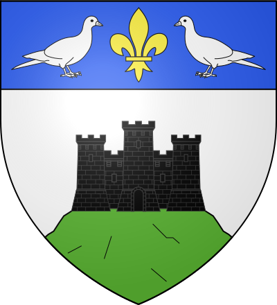 Blason de la commune Castillon