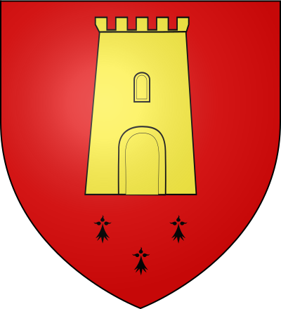 Blason de la commune Caubous