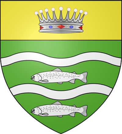 Blason de la commune Estaing