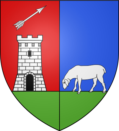 Blason de la commune Ferrère