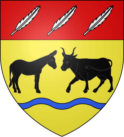 Blason de la commune Gaussan