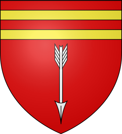 Blason de la commune Lalanne-Trie