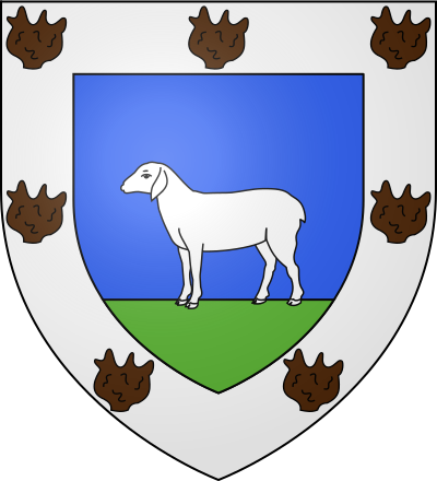 Blason de la commune Lamarque-Pontacq