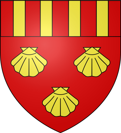 Blason de la commune Lamarque-Rustaing