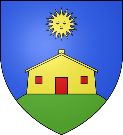 Blason de la commune Lansac