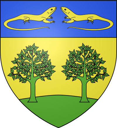 Blason de la commune Lespouey