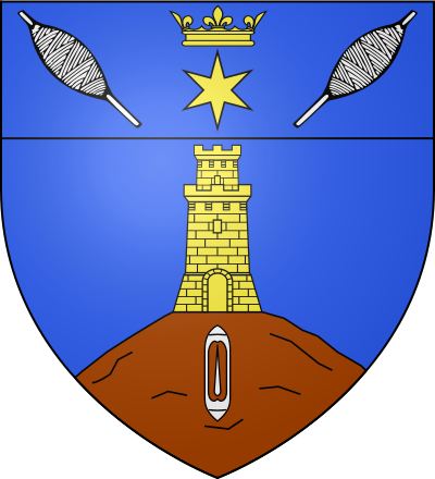 Blason de la commune Peyrouse
