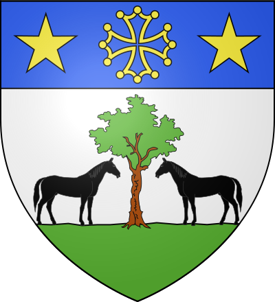 Blason de la commune Pintac