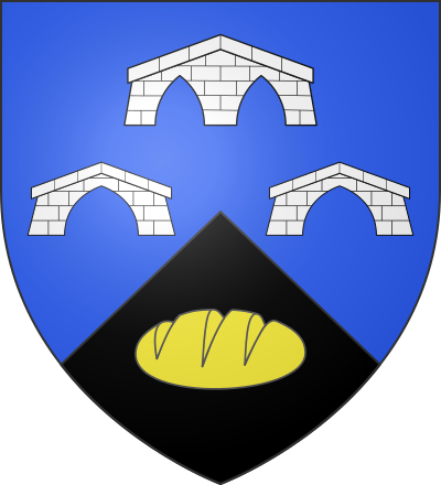 Blason de la commune Pouzac
