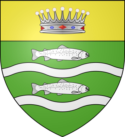 Blason de la commune Saligos