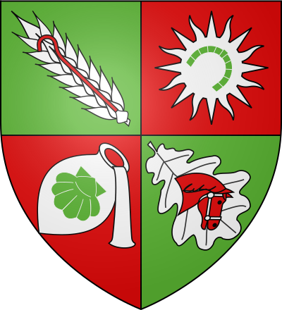 Blason de la commune Sarrouilles