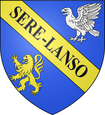 Blason de la commune Sère-Lanso