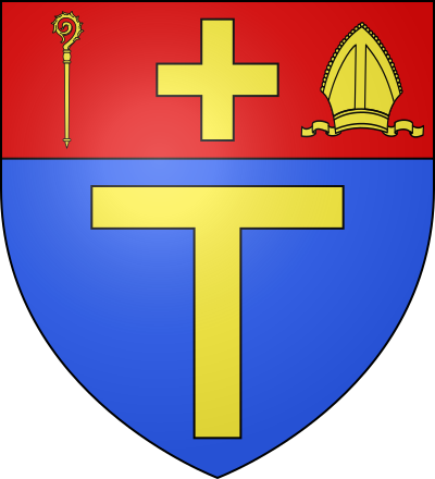 Blason de la commune Tarasteix