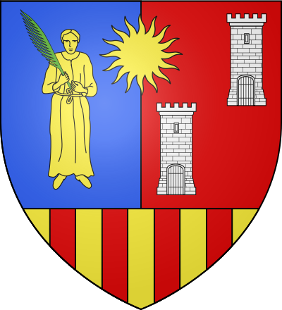 Blason de la commune Amélie-les-Bains-Palalda