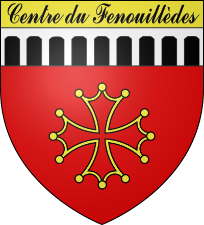Blason de la commune Ansignan