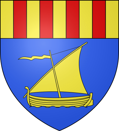 Blason de la commune Le Barcarès