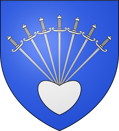 Blason de la commune Cases-de-Pène