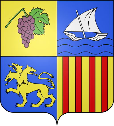 Blason de la commune Cerbère