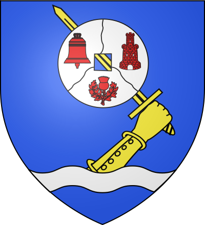 Blason de la commune Claira