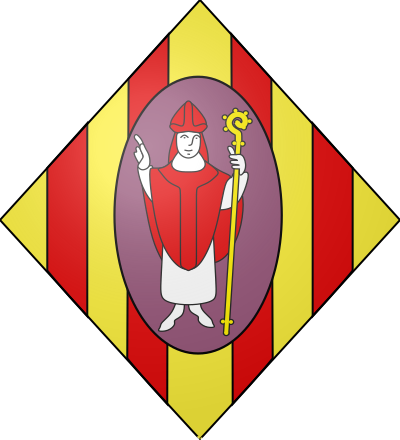 Blason de la commune Corneilla-la-Rivière