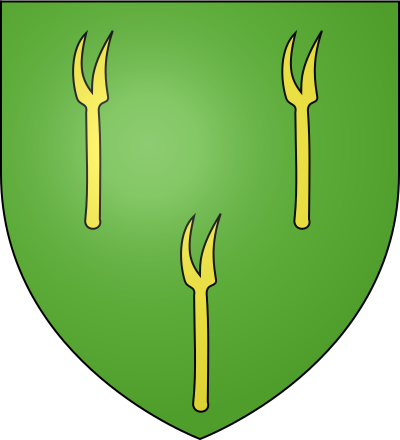 Blason de la commune Fourques
