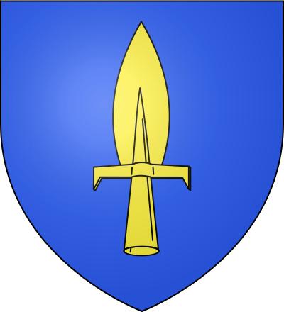 Blason de la commune Lansac