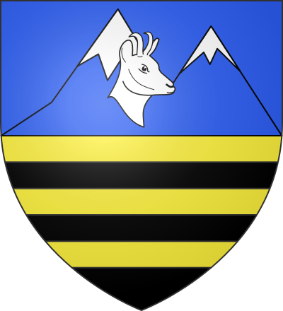 Blason de la commune Mantet