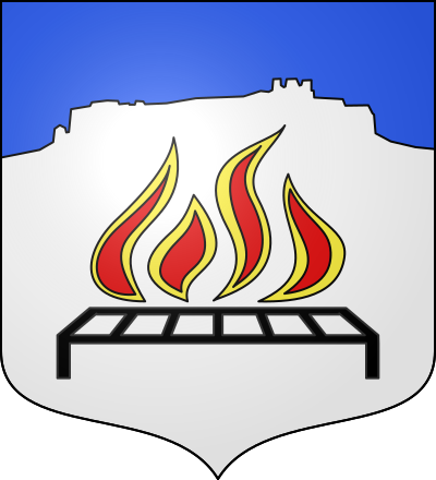 Blason de la commune Opoul-Périllos