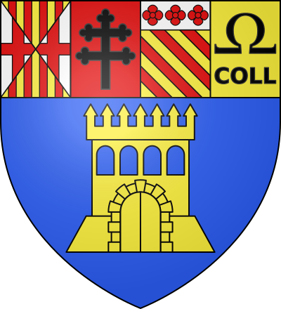 Blason de la commune Palau-de-Cerdagne