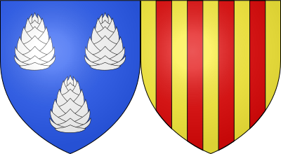 Blason de la commune Villeneuve-de-la-Raho