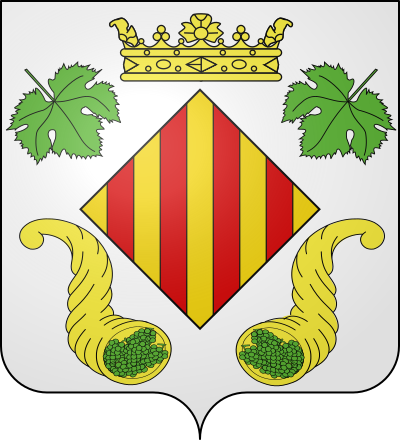 Blason de la commune Vingrau