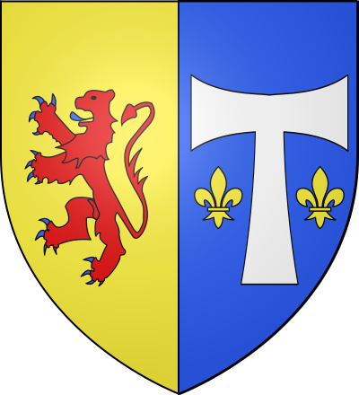Blason de la commune Maisonsgoutte