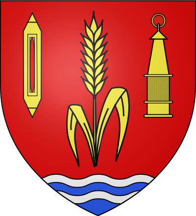 Blason de la commune Bourbach-le-Bas