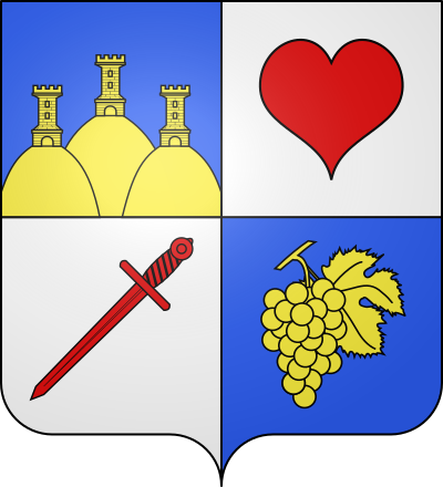 Blason de la commune Husseren-les-Châteaux
