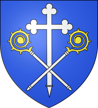 Blason de la commune Sainte-Croix-en-Plaine