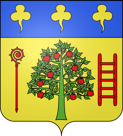 Blason de la commune Les Chères