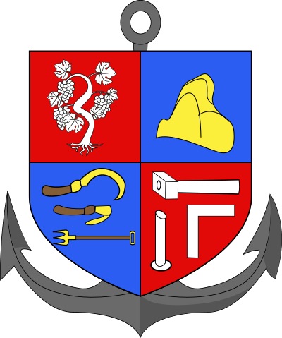 Blason de la commune Couzon-au-Mont-d'Or