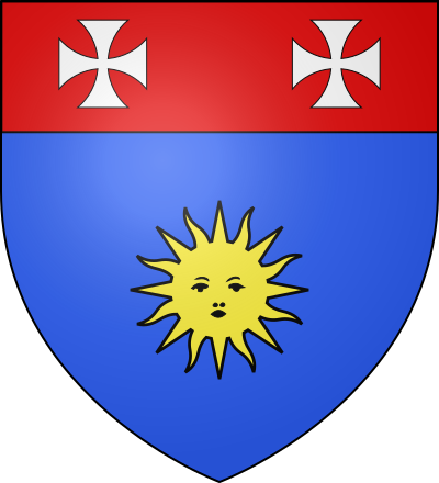 Blason de la commune Fontaines-Saint-Martin