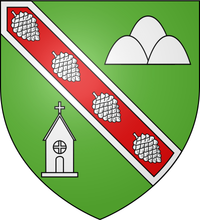 Blason de la commune Meaux-la-Montagne