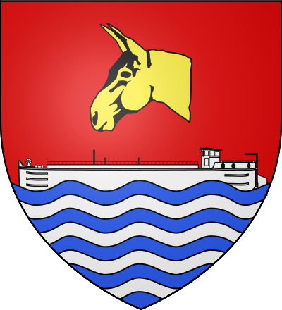Blason de la commune La Mulatière