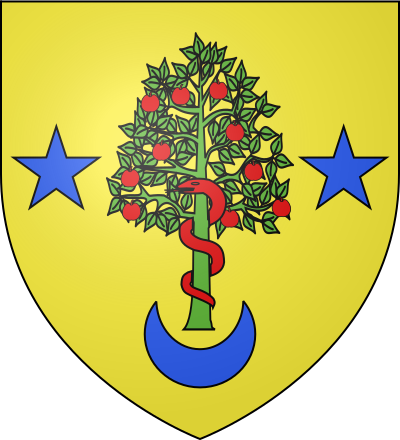 Blason de la commune Pomeys