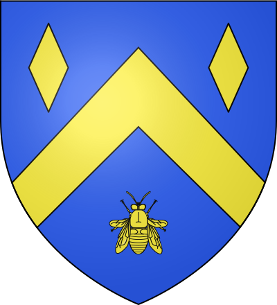 Blason de la commune Saint-Cyr-le-Chatoux