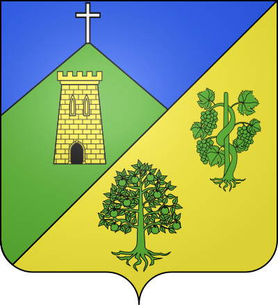 Blason de la commune Saint-Romain-de-Popey