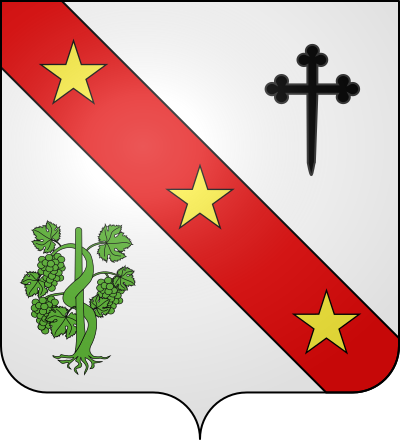 Blason de la commune Sainte-Paule