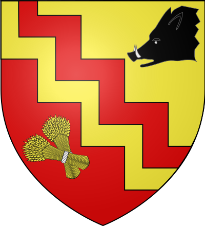 Blason de la commune Bonnevent-Velloreille