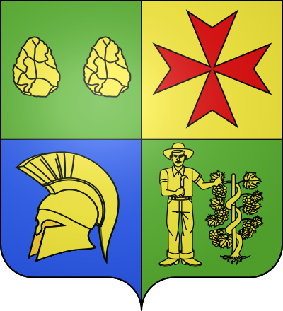 Blason de la commune Chariez
