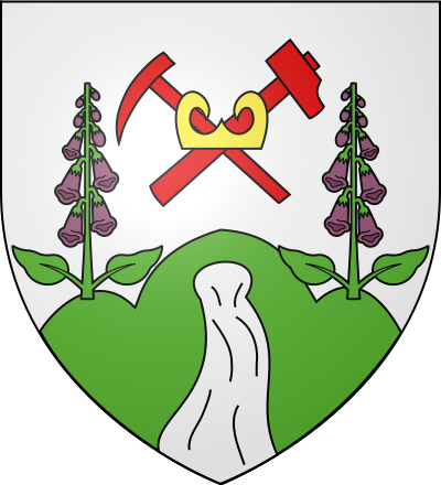 Blason de la commune Haut-du-Them-Château-Lambert