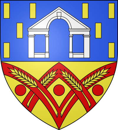 Blason de la commune Vaux-le-Moncelot
