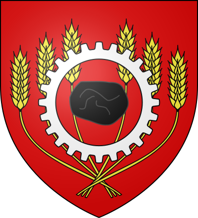 Blason de la commune Blanzy